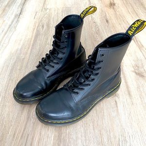 Doc Matens Black Leather Boot